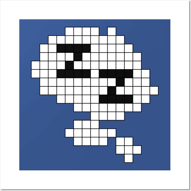 16 bit Amiga Busy Cloud Wall Art by Retrific